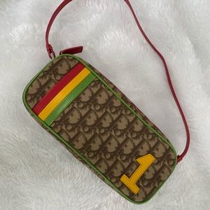 Dior Rasta monogram clutch bag